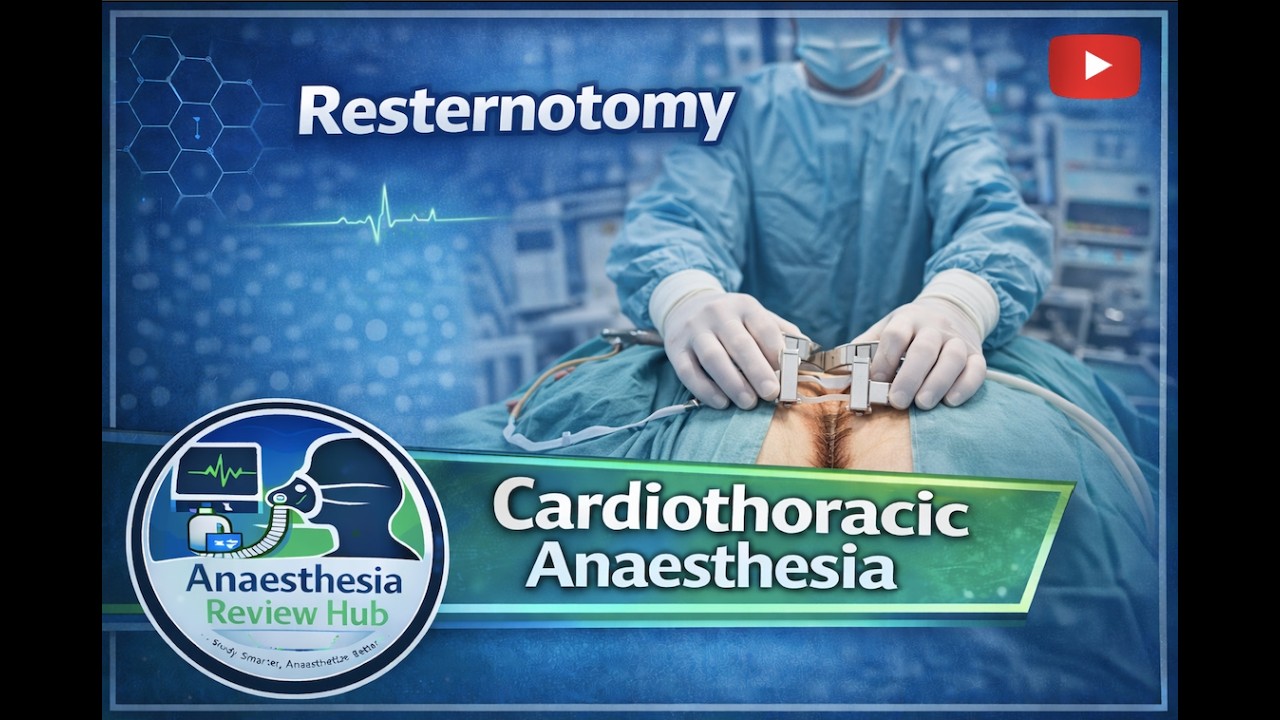 Resternotomy in Cardiac Surgery | Cardiothoracic Anaesthesia | Anaesthesia Review Hub