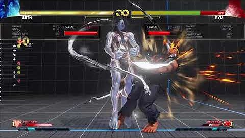 SFV Seth #20 V-Trigger1 combo 341dmg/569stn