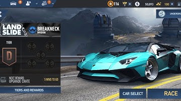 Landslide Breakneck Division Tier ups | NFS no limits Rivals Races