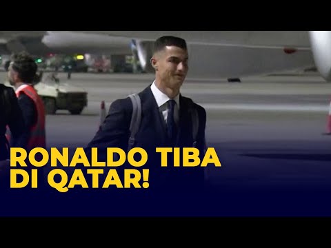Senyum Ronaldo Saat Tiba di Qatar di Tengah Gonjang-ganjing Bersama MU Imbas Wawancara