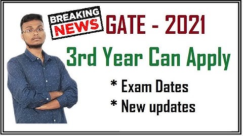 GATE 2021 Good News | official exam date published | 3 major updates by IIT Bombay