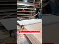 Melamine plywood in production #board #plywood #plywoodfurniture #furniture #wood #board