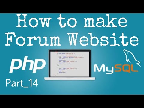 How to make Forum Website from PHP and MySQL Part_14 (Search Function ...