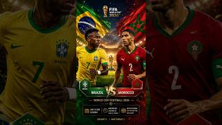 🔥⚽ Brazil vs Morocco Set for a Blockbuster World Cup Showdown! 🌍🏆