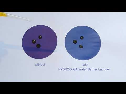 hubergroup HYDRO X GA Water Barrier Lacquer   environmentally friendly production of food packaging