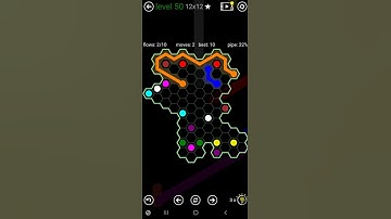 How To Solve Flow Free Hexes Amoeba Pack Level 50 12x12 Board Walk Through Solution Walkthrough