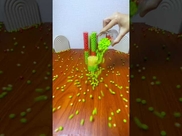 Reverse marble ASMR #satisfying #odlysatisfying #asmr #shortsfeed #asmrvideos #reverse #beads