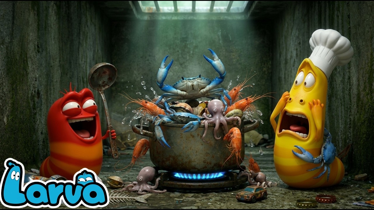 Larva 2026: Yellow Becomes the Chef, But the Seafood Refuses to Stay Cooked! 😱👨‍🍳🦐