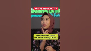 Ibu hamil harus makan 2 porsi dewasa? ini faktanya.!