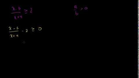 Rational Inequalities 2