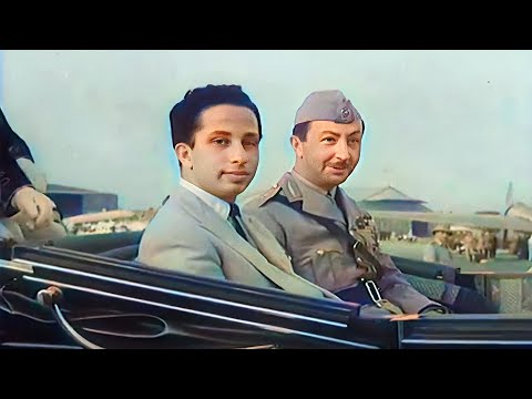 فيديو نادر عن الملك فيصل الثاني ملون 