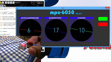 Testing MPU 6050 using Processing