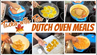 1st TIME USING A DUTCH OVEN | DUTCH OVEN RECIPES | SIDES