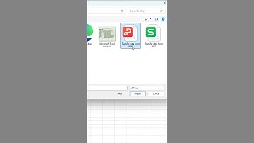 This is how to import, extract and transfer Excel data from PDF files #Excel  #Transfer #Data #PDF