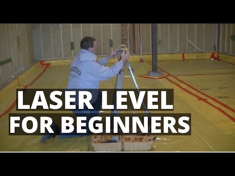 Video: Kā lietot lāzera nivelieri? Kā iestatīt grīdas līmeni ar lāzera līmeni?