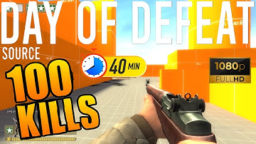 Day of Defeat Source - Professional Rifleman - 3xi_trainmap (100-87) 40 min Gameplay [1080p60FPS]