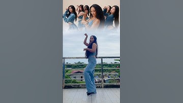 KATSEYE x GAP ‘Milkshake’ Dance Challenge Side by Side #katseye #katseyexgap #milkshake #shorts