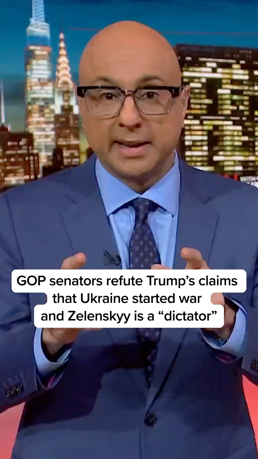GOP senators refute Trump's claims that Ukraine started war and Zelenskyy is a 'dictator'