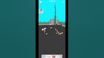 Girl vs Skeleton Slow Mo Run hyper casual game | Not so easy to play #slowmorun #slowmotion