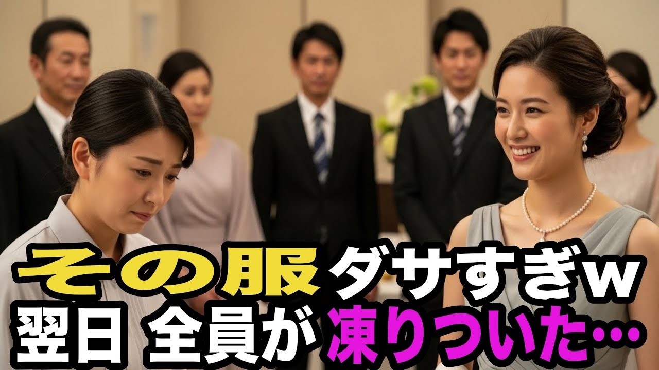 その服ダサすぎw｣同窓会でゲラゲラ笑う同級生。翌日，夫の会社の社内会議で全員が凍り付いた…