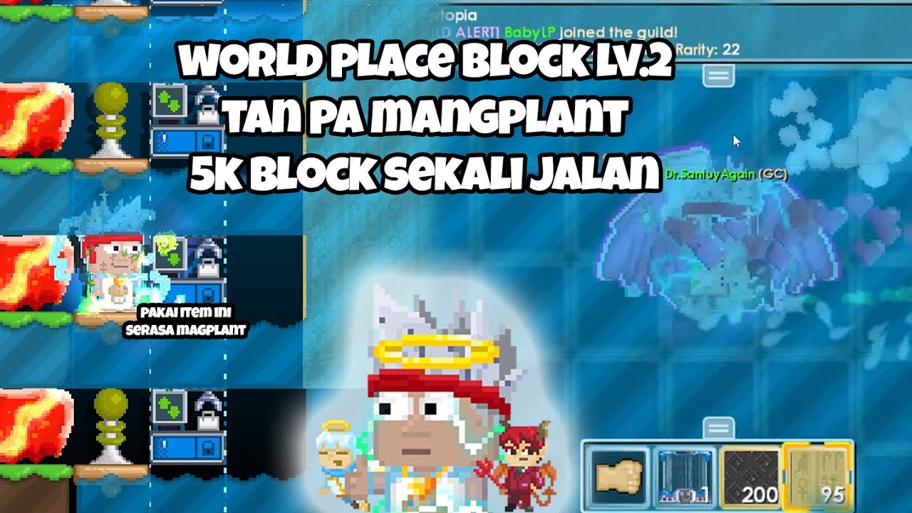 TANPA MAGPLANT!!! Tutorial World TM Break Put Block Water Sippery