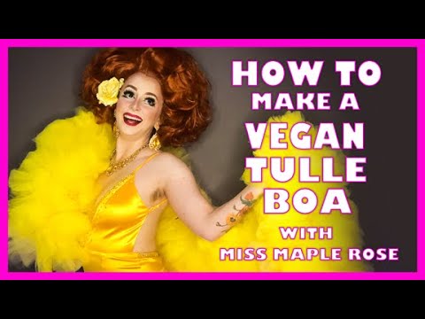 How to Add a Boa to a Leotard 