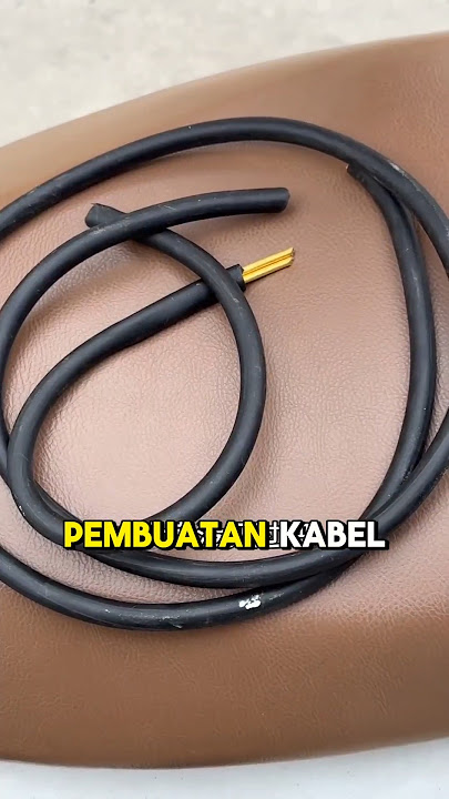Baru sadar kabelnya emas 😅