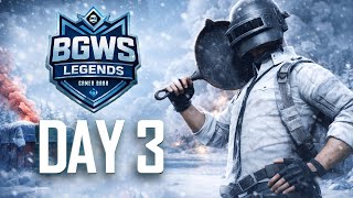 BGWS Legends🔥 Finals Day 3 | BGMI Competitive Live Custom Room | Gamer Baba