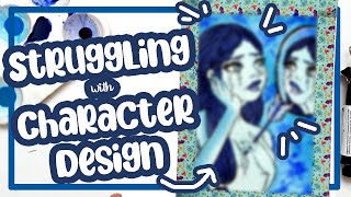 HOW I APPROACH CHARACTER DESIGN | Khione Watercolor Painting