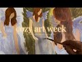 a cozy art week ✿ paint with me, art store visit &amp; haul