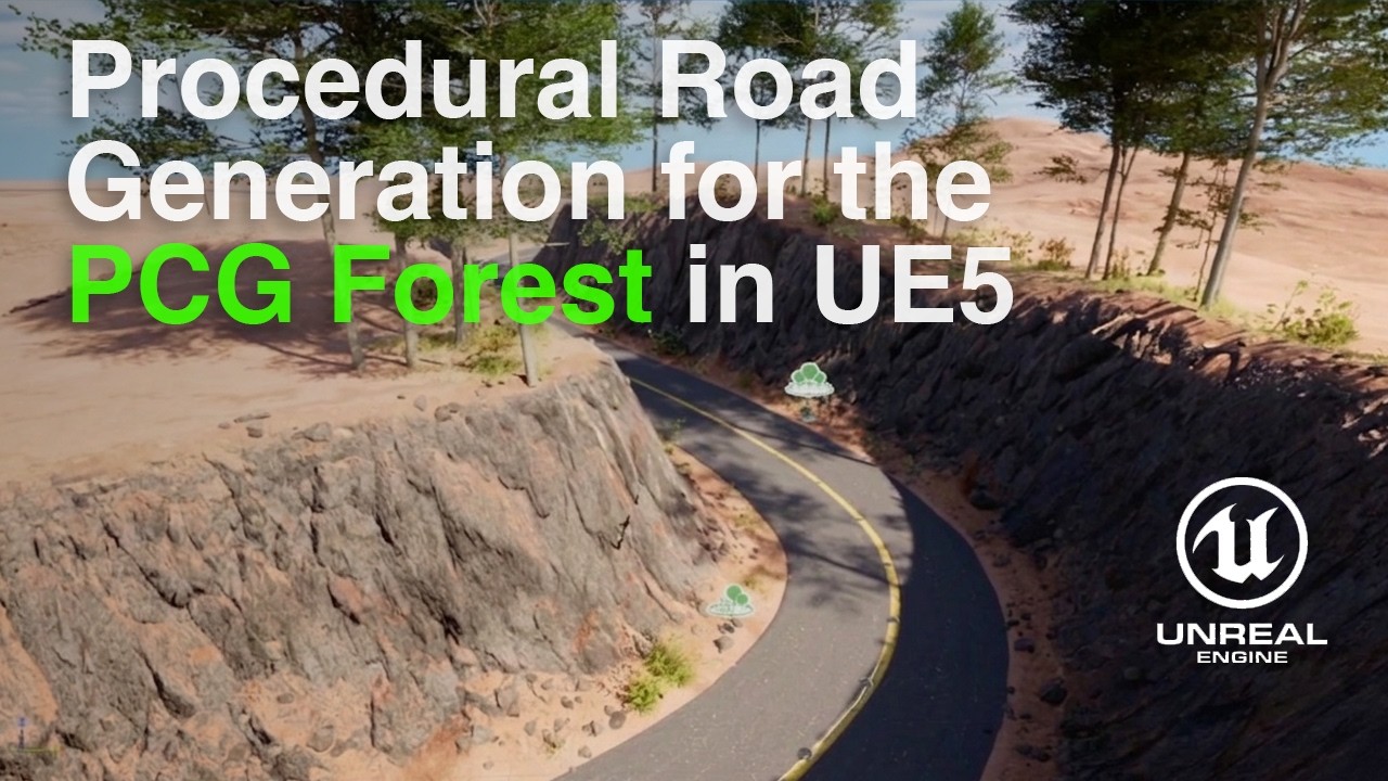 Procedural Road Generation for the PCG Forest in UE5 - Part 3 - YouTube