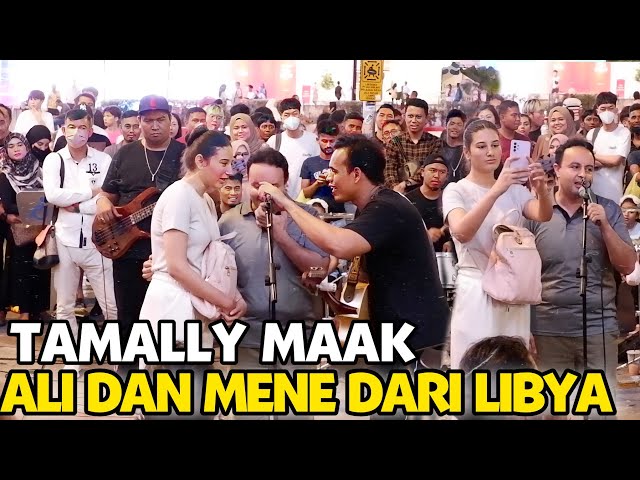 Bob Panggil Ali Pelancong Dari Liby4 | Penuh Semangat Ali dan Mene Menyanyi Lagu Tamally Maak class=