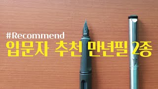 [만년필리뷰] 입문자를 위한 만년필 추천(Parker Vector Stainless Steel, Lamy Safari Charcoal Black)