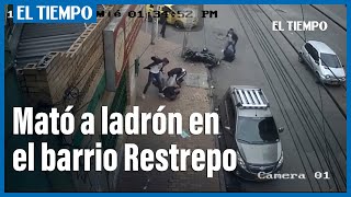 Impactante pelea en la que hombre asesinó a presunto ladrón en Bogotá | El Tiempo