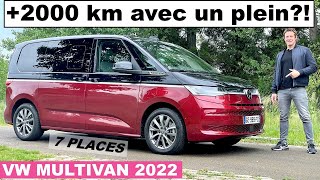 Essai VW Multivan hybride 2022 - Le van vraiment mieux qu’un SUV ?