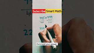 Amazing multiplication tricks in 5 seconds #2digit #shorts #multiplication