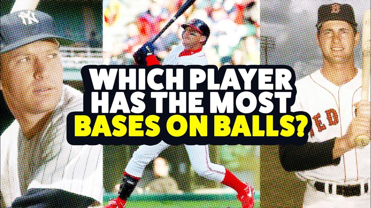 TOP 20 Most feared Hitters with the most career Bases on Balls/Walks 