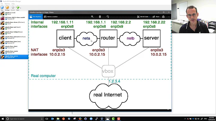 Internal Network of Linux Machines on VirtualBox