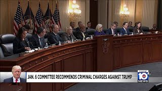 House Jan. 6 committee accuses Trump of 4 crimes