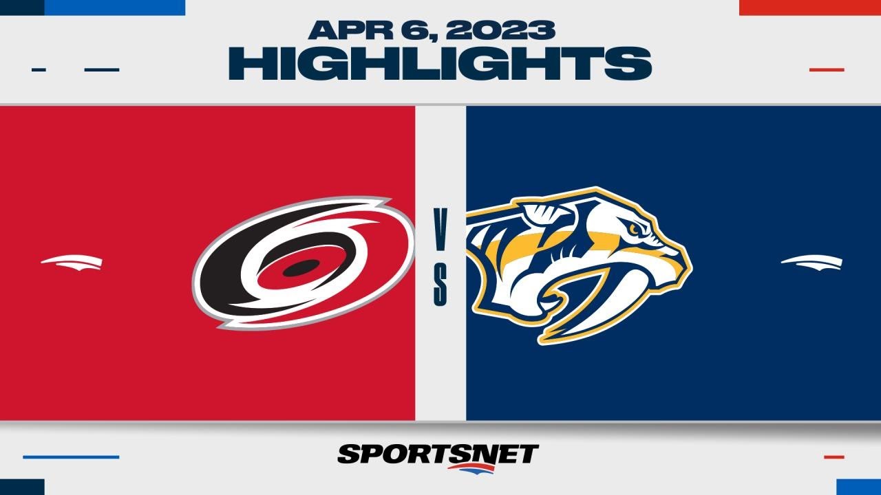 NHL Highlights Hurricanes vs