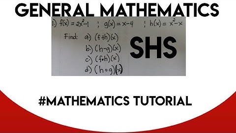 Operations and Composition of Functions Part 3..