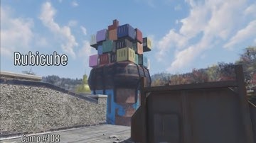 Fallout 76 Camp Build | Rubicube | Clean // Modern // Pre-Existing Structure