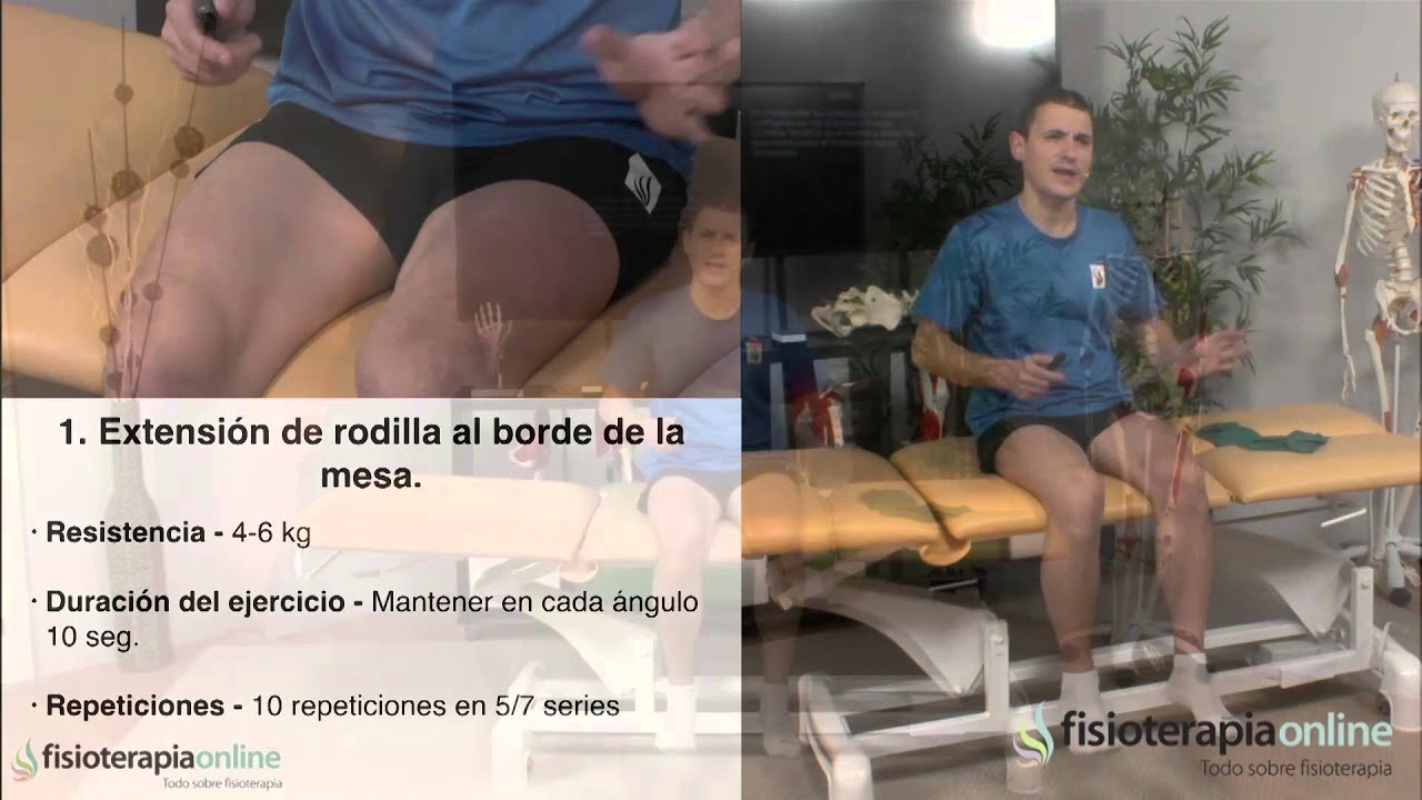 目の当たり Ejercicios para fortalecer y recuperar el músculo cuádriceps (Fase intermedia)