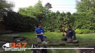 100 Amp Underground Installation to Garage