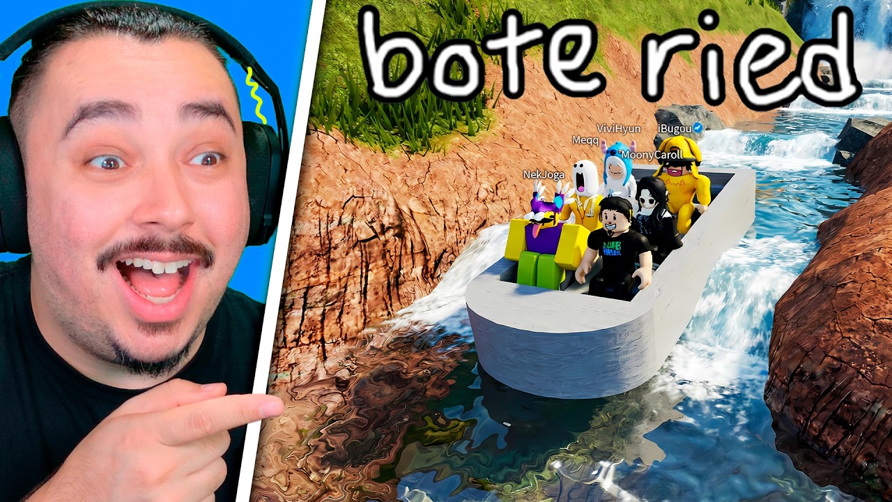 😂 MINHA VIAGEM de BARCO foi um DESASTRE!! | Boat Ried - ROBLOX