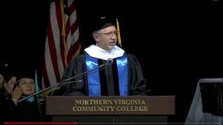 NOVA Commencement, May 2018 - President Ralls.  Magna Cum Laude graduate.