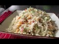 Spicy Peach Coleslaw Recipe - Summer Peach and Cabbage Salad