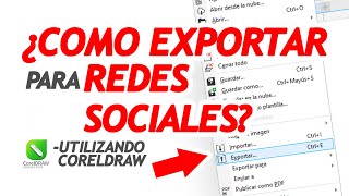 ¿COMO EXPORTAR PARA REDES SOCIALES?