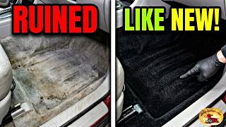How To PAINT NASTY Carpet Back To NEW!!! FAST & EASY!