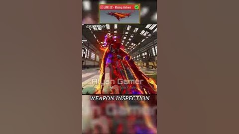 NEW JAK 12 MYTHIC IS INCREDIBLE! IRON SIGHTS + KILL EFFECTS + INSPECTION #codm #codmbrasil #rogphone